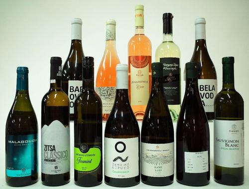 12 BOTTLES WHITE AND ROSE WINE