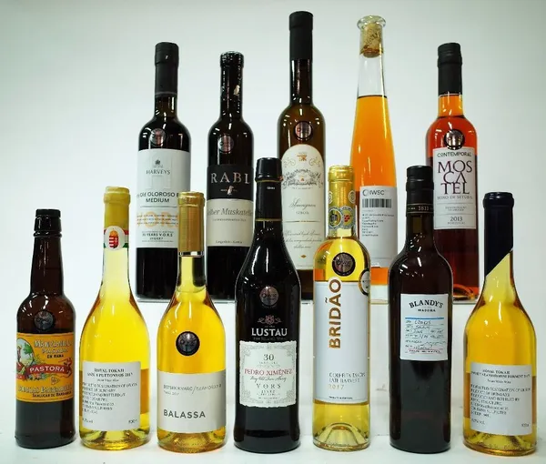 12 BOTTLES FORTIFIED AND DESSERT WINE