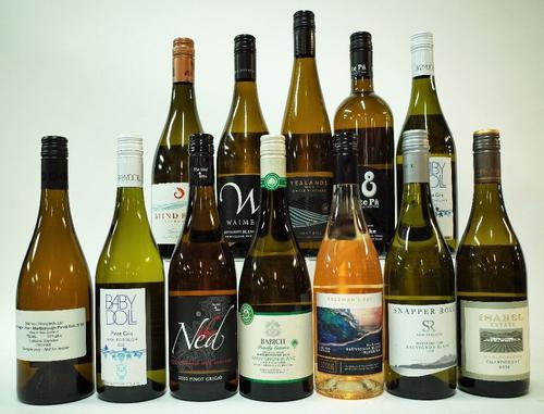 12 BOTTLES NEW ZEALAND WHITE AND BLUSH WINE