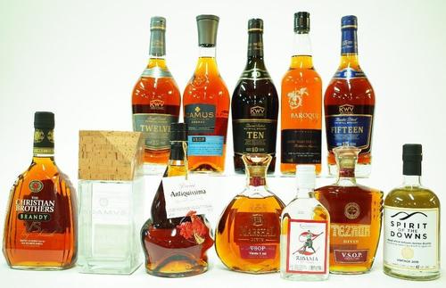 12 BOTTLES BRANDY