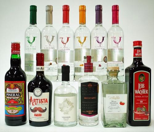 12 BOTTLES SPIRITS