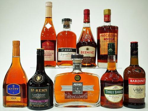 9 BOTTLES BRANDY