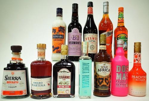12 BOTTLES SPIRITS