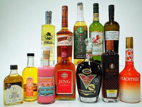 12 BOTTLES SPIRITS