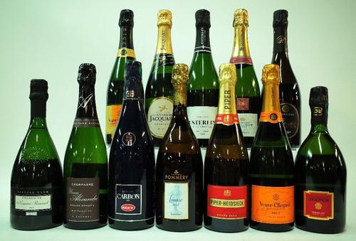 12 BOTTLES CHAMPAGNE