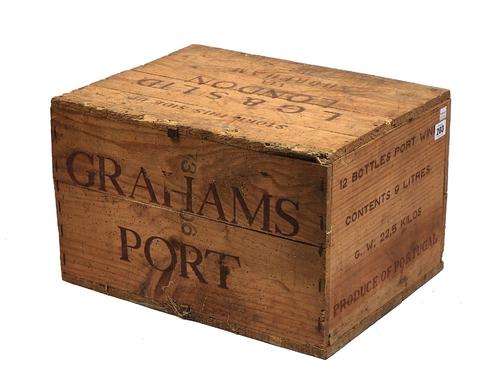 12 BOTTLES OF GRAHAMS 1970 VINTAGE PORT CASED