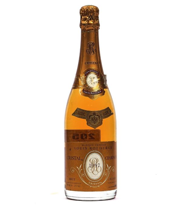 ONE 75cl BOTTLE OF 1997 LOUIS ROEDERER CRISTAL CHAMPAGNE
