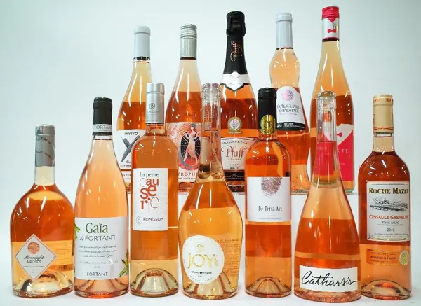 12 BOTTLES FRENCH ROSE WINE