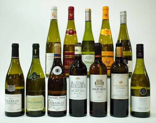 12 BOTTLES FRENCH WHITE WINE