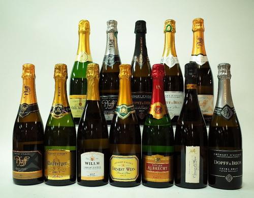 12 BOTTLES FRENCH SPARKLING WINE (ALSACE)