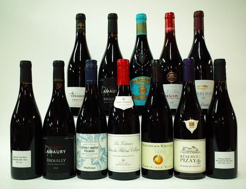 12 BOTTLES FRENCH RED WINE