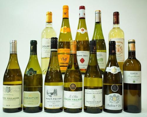 12 BOTTLES FRENCH WHITE WINE