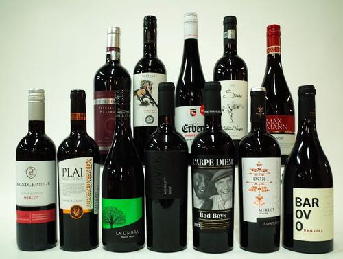 12 BOTTLES RED WINE