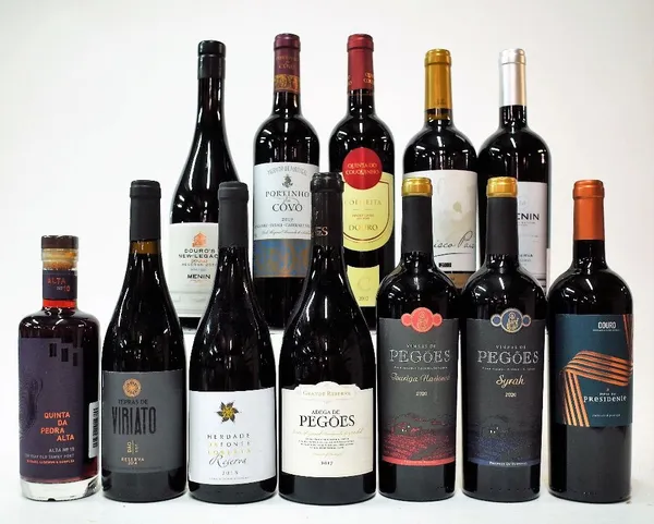12 BOTTLES PORTUGUESE RED WINE AND PORT