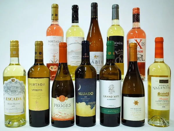12 BOTTLES PORTUGUESE WHITE AND ROSE WINE