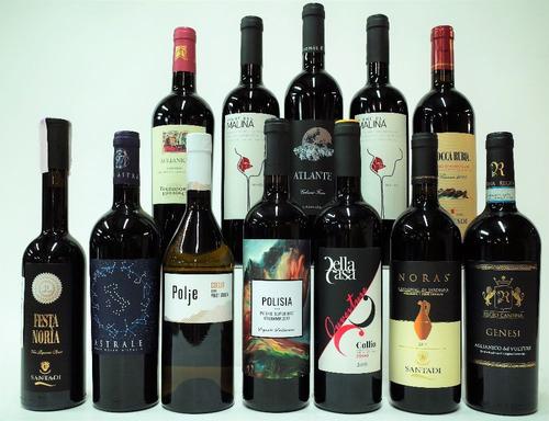 12 BOTTLES ITALIAN RED AND WHITE WINE