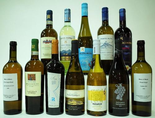 12 BOTTLES ITALIAN WHITE AND ROSE WINE