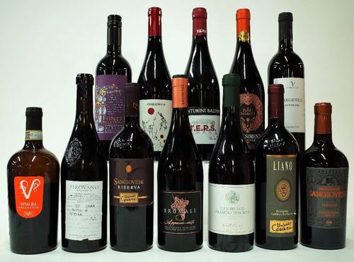 12 BOTTLES ITALIAN RED AND WHITE WINE