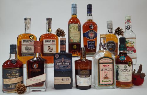 12 BOTTLES RUM