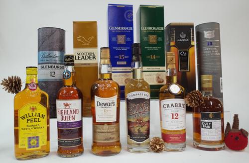 12 BOTTLES SCOTCH WHISKY
