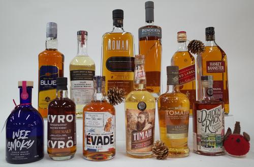 12 BOTTLES WHISKEY/WHISKY