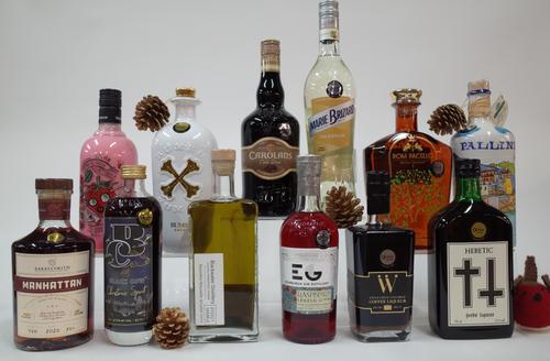 12 MIXED BOTTLES SPIRITS