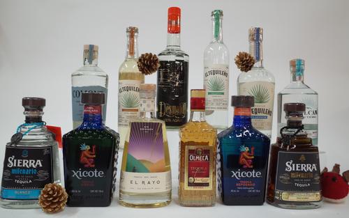 10 BOTTLES TEQUILA AND 2 AGAVE SPIRIT