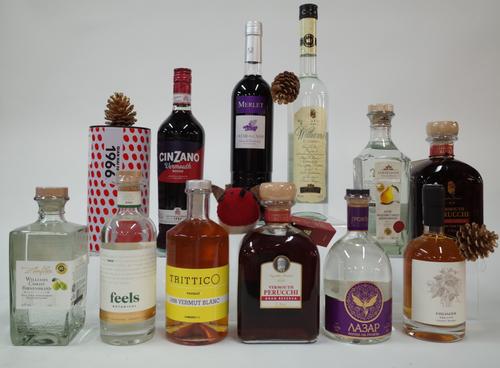12 MIXED BOTTLES SPIRITS