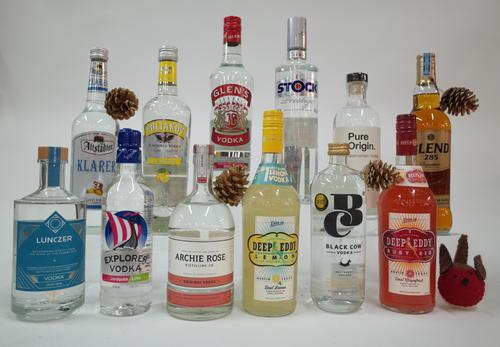 11 BOTTLES VODKA AND 1 BLENDED SPIRIT