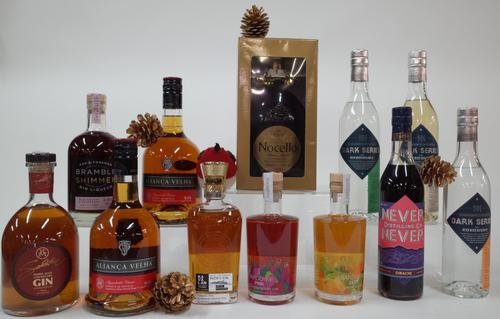 12 MIXED BOTTLES SPIRITS