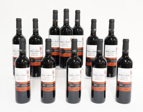 TWELVE BOTTLES OF RIBERA DEL DUERO TEMPRANILLO RESERVA 2011 (12)