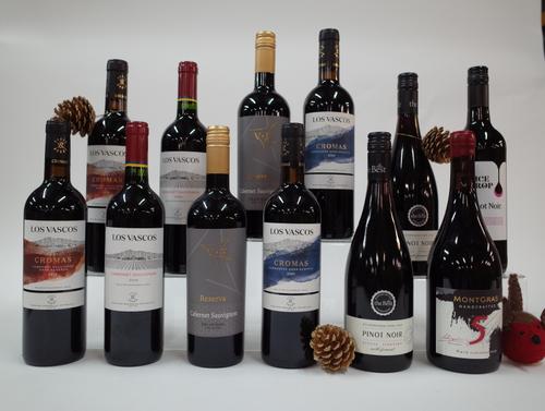 12 BOTTLES CHILEAN RED WINE