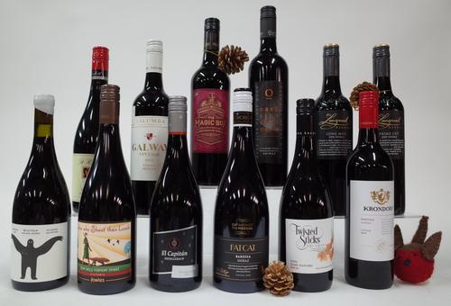 11 BOTTLES AUSTRALIAN SHIRAZ AND 1 TEMPRANILLO