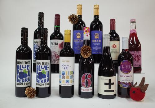 12 BOTTLES LOW ALCOHOL WINE AND FRUIT FLAVOURED WINE BASED DRINKS