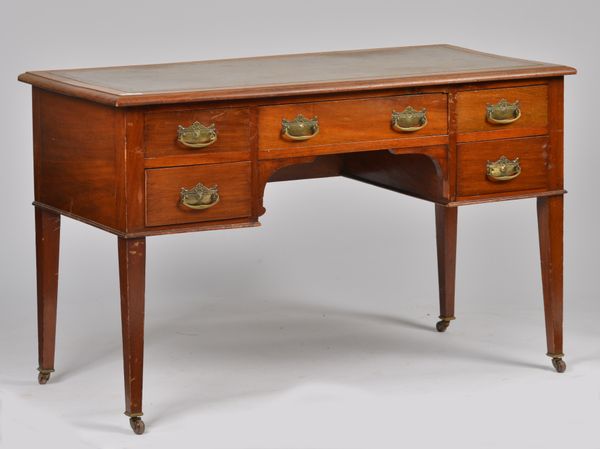 A 19TH CENTURY MAHOGANY WRITING DESK