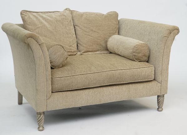 HOUSE OF FRASER, NEW VINTAGES; A MODERN TWO SEAT SOFA