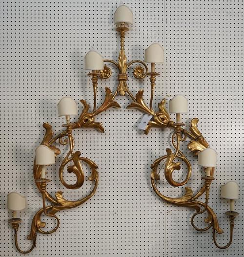 A 19TH CENTURY FLORENTINE OVERDOOR