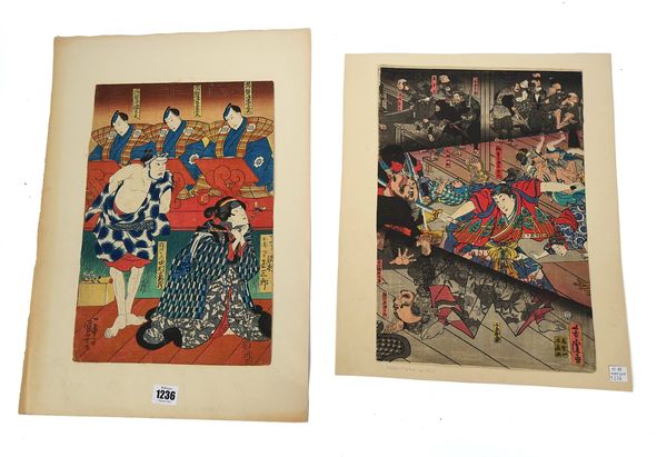 FIVE JAPANESE WOODBLOCK PRINTS