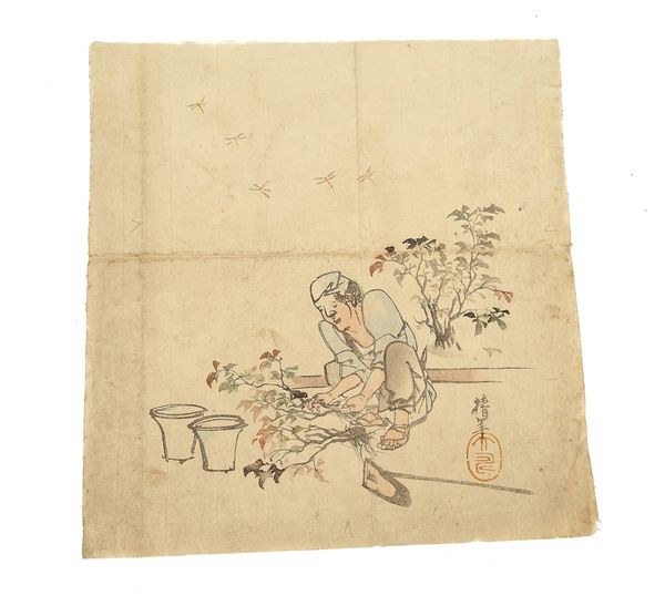 ONISHI CHINNEN ( 1792-1851) A JAPANESE SURIMONO