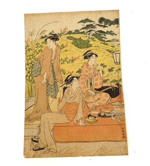 KATSUKAWA SHUNCHO ( ACTIVE C.1780-1800) A JAPANESE WOODBLOCK PRINT