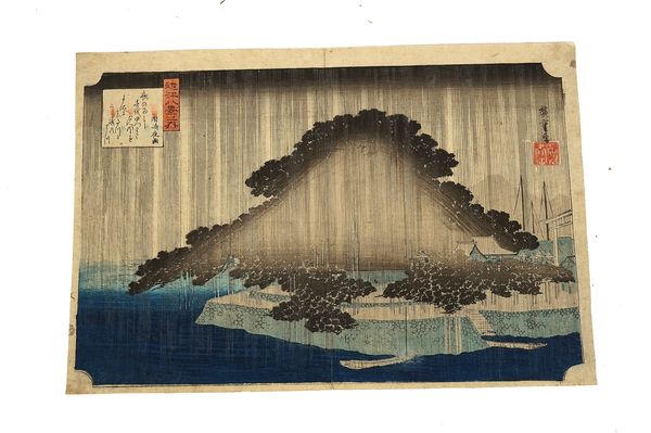 UTAGAWE HIROSHIGE ( 1797-1858) A JAPANESE WOODBLOCK PRINT