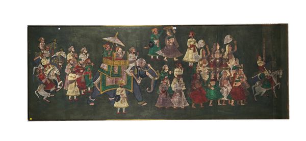 INDIAN SCHOOL, 18TH/19TH CENTURY, A LARGE PAINTING