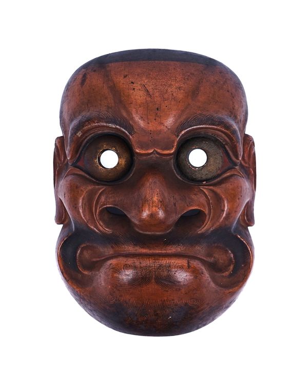 A JAPANESE NOH MASK OF CHOREIBESHIMI