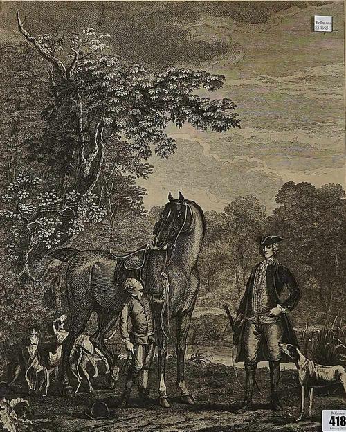 PIERRE CHARLES CANOT (FRENCH, C.1710-1770) AFTER JOHN WOOTTON (c.1682-1765)