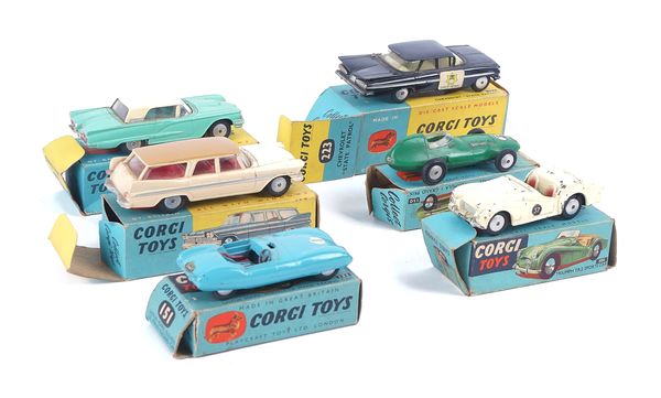 SIX BOXED CORGI TOYS DIECAST MODEL VEHICLES (6)