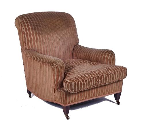 A DEEP SEAT EASY ARMCHAIR