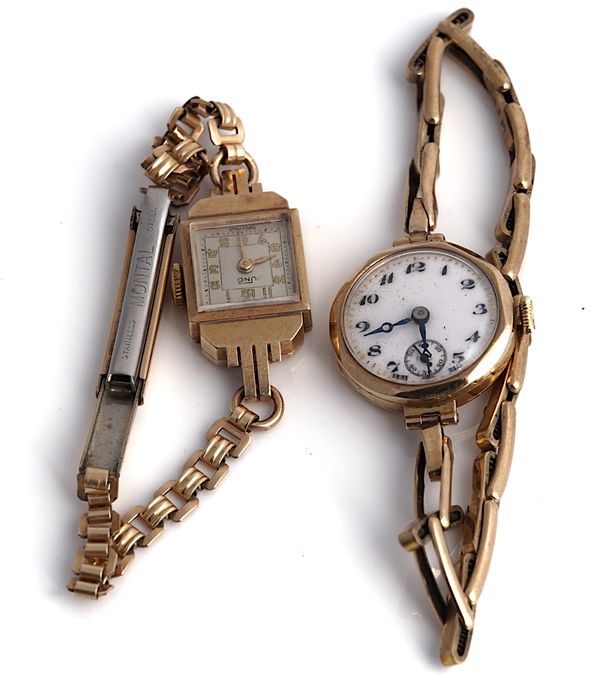 TWO LADY'S BRACELET WRISTWATCHES (2)