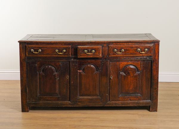 A 17TH CENTURY OAK DRESSER BASE