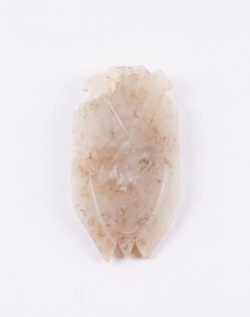 A CHINESE HAN STYLE JADE CICADA