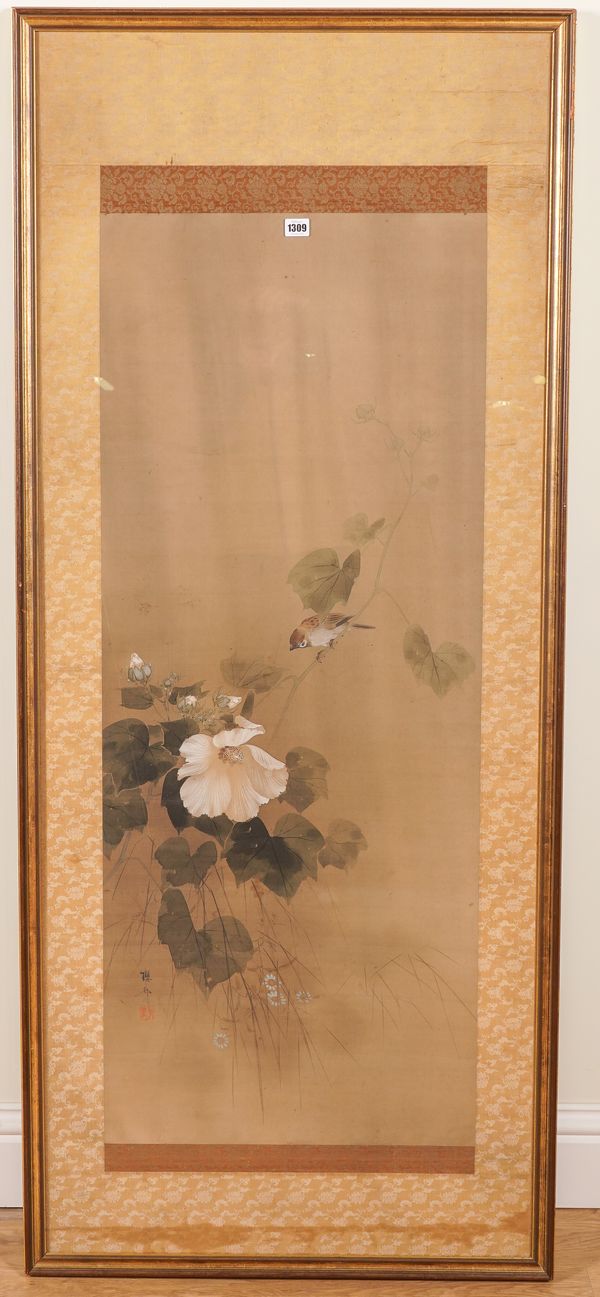 A LARGE CHINESE PAINTING